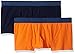 Fruit of the Loom Men's Cotton Stretch Boxer Brief Low Rise Trunk (Pack of 2), Assorted, Large
