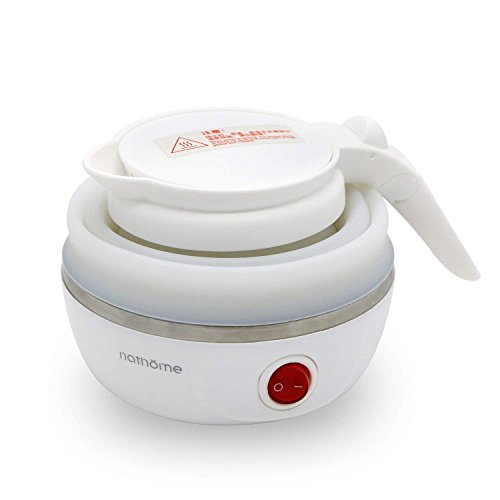 Travel Foldable Electric Kettle Portable Silicone Collapsible Camping Kettle 110220V 600ML