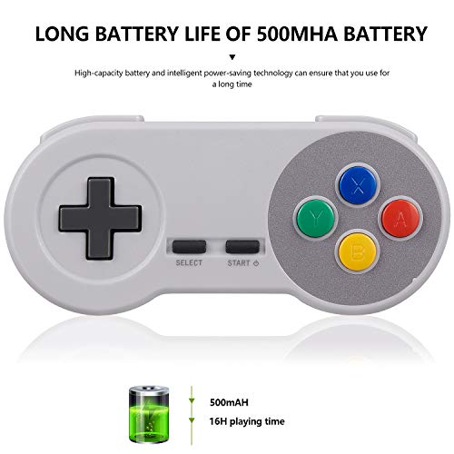 miadore 2Pack Wireless SNES Controller for Super SNES/NES