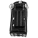 TENQ Hard Leather Holster Handsfree Case with Belt Clip for Motorola GP680 GP360 GP380 MTX8250 GP340 GP380 HT750 HT1250