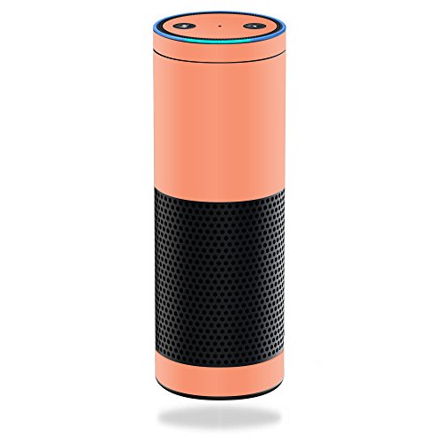MightySkins-Protective-Vinyl-Skin-Decal-for-Amazon-Echo-Amazon-Echo-Plus-wrap-cover-sticker-skins-Solid-Peach