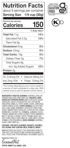 POWER UP PREMIUM TRAIL MIX – CHOCOLATE ESPRESSO TRAIL MIX 10OZ