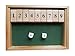 WISDOMTOY Wood Deluxe 9 Number Shut The Box Dice Board Game Home Party Family Toy for Kids and Adults