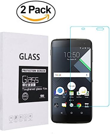 BlackBerry DTEK60 Screen Protector,[2-Pack] Tempered Glass,Premium Oil Resistant Coated Glass Screen Protector