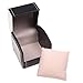 BCP Black PU Leather Square Gift Bracelet Watch Jewelry Box Case for Single Box