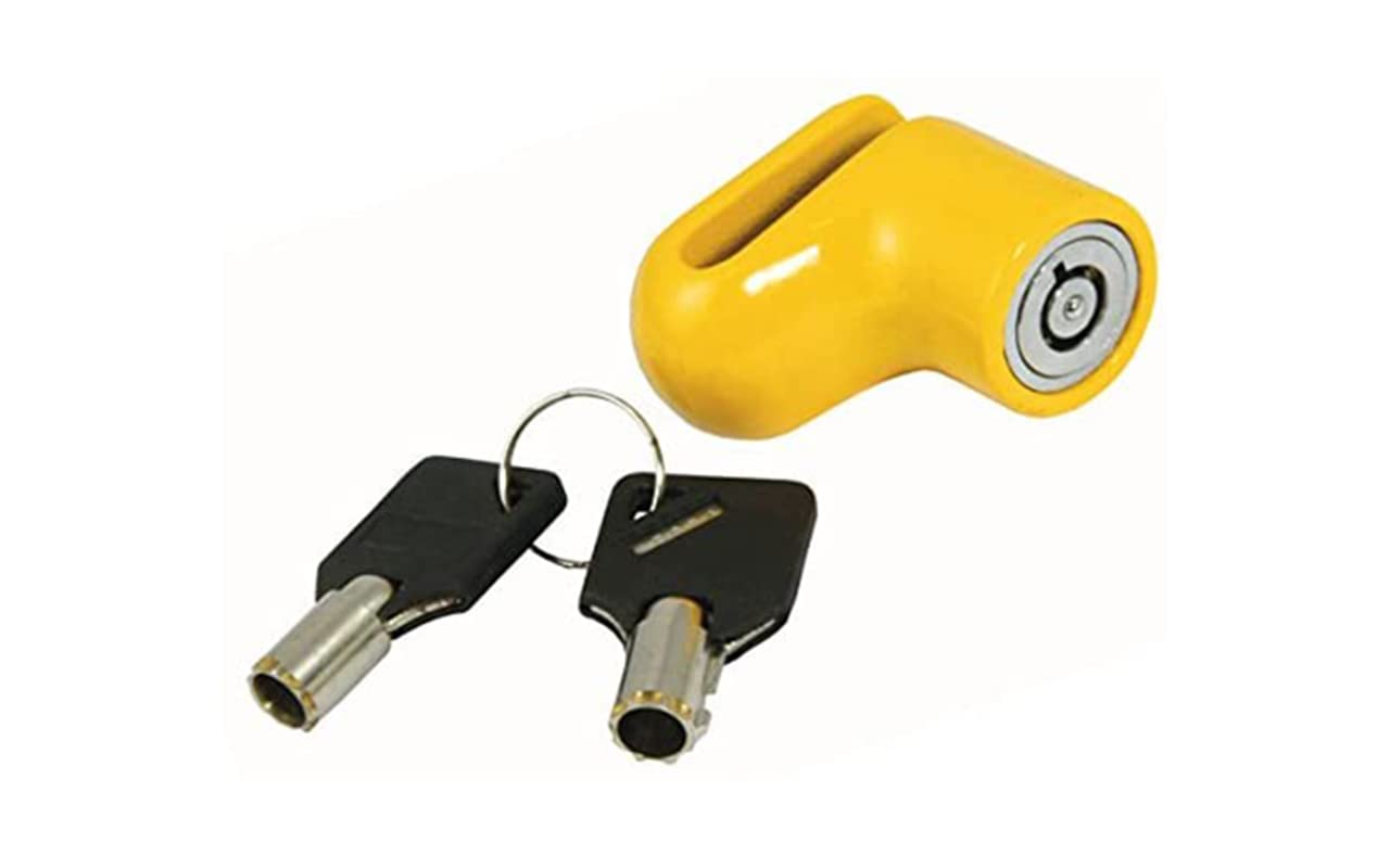 Hyfive Motorbike Motorcycle Bike Scooter Disc Lock Padlock & Keys Security Heavy Duty