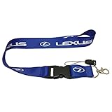 1pcs Blue Color USA Ship New Quick Release Neck Strap Lanyard Keychain Keyring Car Keys House Keys ID Badges Card For Lexus Design