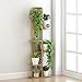 Multi-Layer Upright Flower Stand Bamboo Simple Floor-Standing Plant Stand Indoor Storage Rackthumb 1