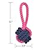 BINGPET Tough Chew Durable Dog Rope Toy Pet Cute Activity Toys Tug Ball for Small or Large Breed Chewers