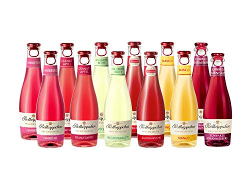 Rotkäppchen Fruchtsecco Set Himbeere, Granatapfel, Holunderblüte, Pfirsich, Mango, Schwarze Johannisbeere (12 x 0,2l)
