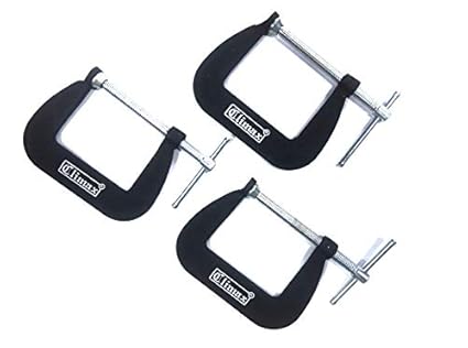 Climax G Clamp 2-1/2 inch - Set of 3 [Professional Woodworking C Clamp Grip]