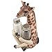 Tekola Decorative Giraffe Salt and Pepper Shaker Set with Display Stand Holder Figurine for African Jungle Safari Kitchen Décor As Spice Racks with Zoo Animal Decorations As Great Art Gifts