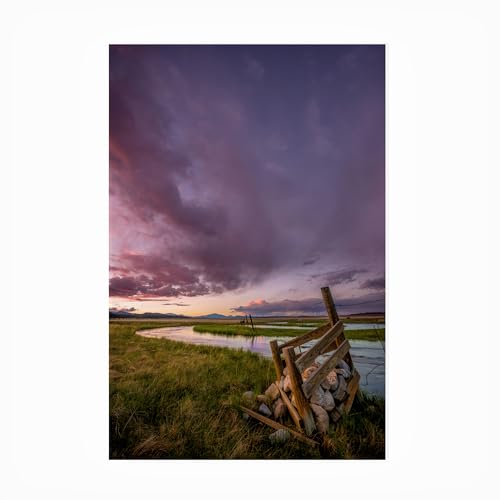 Trademark Fine Art Outdoor Canvas Art - Dan Ballard 'Snaked River' Wall Art for…