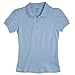 French Toast Short Sleeve Skinny Placket Fitted Polo(Size 4-6X/7) Girls