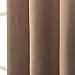 NICETOWN Bedroom Blackout Curtains and Drapes - Window Treatment Thermal Insulated Solid Grommet Blackout Draperies for Bedroom (Set of 2 Panels, 52 by 63 Inch, Cappuccino)