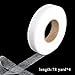 FJSM 4 Rolls 70 Yards Fabric Iron Fusing Tape White Double Sided Hem Seam Tape No Sew Fusible Hemming Tape 10mm 20mm for Clothes Curtain Pants Jeans Skirts Dresses