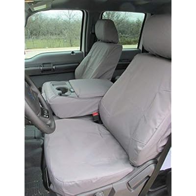 Buy Durafit Seat Covers Made To Fit 2014 Ford F150 Or 2015 F250 F550 Xlt And Lariat 40 20 40 Split Seat With Opening Center Console Exact Fit Seat Covers In Gray Automotive Twill Online