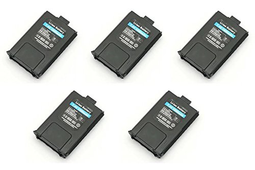 5 Pcs Original BaoFeng UV-5R Two-way Radio Battery from NSKI