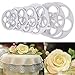 Chunshop Fondant Cake Sugarcraft Rose Flower Decorating Cookie Mold Gum Paste Cutter Tool