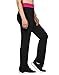 HDE Women's Maternity Yoga Pants Comfortable Lounge Pregnancy Pants Folded Waist,Hot Pink,Medium