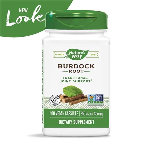 NATURE’S WAY BURDOCK ROOT 475 MG PER CAPSULE,100 COUNT
