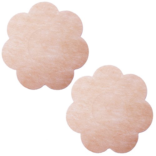 10 Pairs Non Woven Adhesive No Show Breast Petal Pasties Disposable Nipple Covers