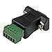 StarTech.com RS422 RS485 Serial DB9 to Terminal Block Adapter - Serial adapter - 5 pin terminal block to DB-9 (M) (black) , TAA (DB92422)