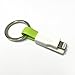 The inCharge Ultra Portable Charging / Sync Keychain Cable Compatible With Apple iPhone / iPad / iPod 10mm Thin Version (Green)