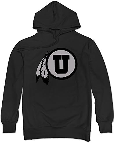 YAK Men's Utah Utes Mascot Sweatshirt Black XXL