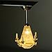 Lighting Stand Five False Candle Transparent Chandelier LED-Golden 1:12 Dollhouse Minatures