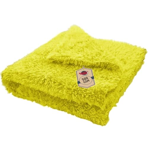 3 x Microfiber Car Detailing Towel 500 GSM, 40x40 cm – Ultra Absorbent, Lint-Free, Scratch-Free, Soft and Durable for Car Cleaning, Washing, Polishing, Drying, and Interior Detailing – Premium Quality