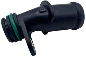 ABS Coolant Hose Connector For Atlas 3.6L (2018–2023) Radiator Fitting, OEM Replacement Part 03H121118, Direct Fit, Black