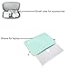 MOSISO Laptop Sleeve Compatible with 13-13.3 inch MacBook Pro, MacBook Air, Notebook Computer, Diamond Foam Neoprene Bag with Small Case, Mint Green