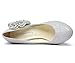 getmorebeauty Women's Rose Flower Crystal Glitter Wedding Shoes