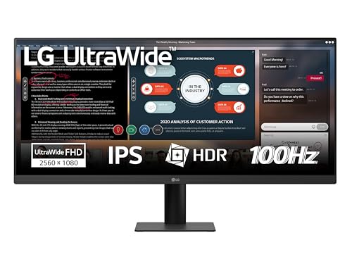 29U511A Monitor UltraWide 21:9 29" IPS, WFHD (2560x1080), HDR10, 100Hz, sRGB 99%, HDMI, DisplayPort, Uscita Cuffie, Schermo Antiriflesso, Reader Mode, Flicker Safe, Nero