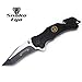 Snake Eye Rescue Style Assisted Opening Knife with Clip EDC Camping Fishing Hiking Pocket Knife (BK)