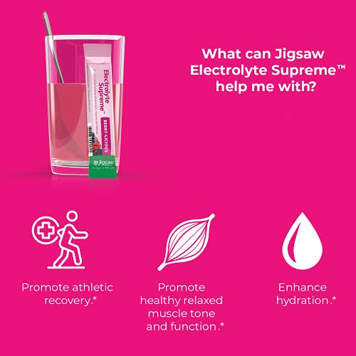 Jigsaw Health Electrolyte Supreme Packets, Berry Licious, 60 Servings