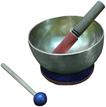 7.5 inch dia G Note Throat Chakra 934 gm 205 Hz Tibetan Singing Bowl