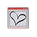 Heart Love Peace Vinyl Sticker Decal for Yeti Rambler 30 oz RTIC Sic Cup
