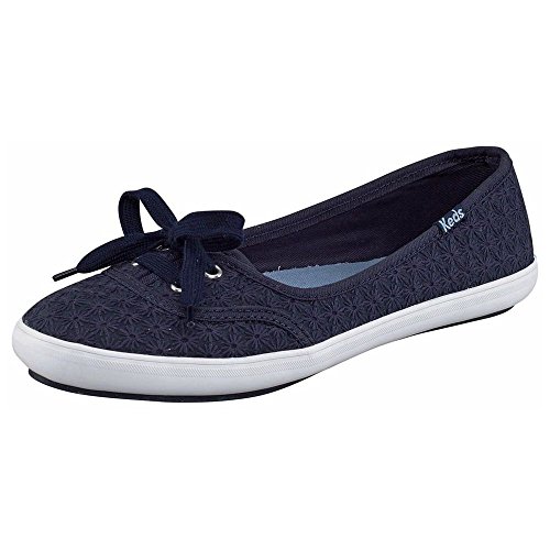 Keds Women's Teacup Mini Daisy Fashion Sneaker (7.5 B(M) US, Peacoat Navy)