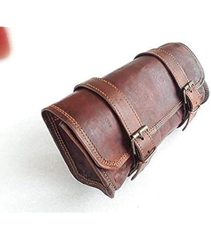 Sacoches Latérales Moto En Cuir Fait Main, Pochettes Latérales Extensibles Avec Protections - Inde