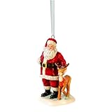 Royal Doulton Santa with Reindeer Ornament