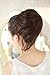 X&Y ANGEL- New Charming Wavy Bun With Strip Hairdo Scrunchie Ponytail Hairpiece Hair Extensions H005 (natural black)