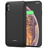 Battery Case for iPhone XR , 5000mAh Portable Protective Charging Case Extended Rechargeable Battery Pack for iPhone XR (6.1 inch) Charger Case-(Black)