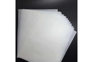 KVMORZE 50Pcs Fuse Beads Ironing Paper, Square Clear Thermostability Ironing Papers, Fuse Bead Accessories for Beads Craft, 11.8x7.87in