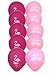 Pink Flamingo Party Latex Balloons - Luau Birthday Hawaiian Party Balloons for Girls, Set of 12