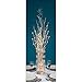Curly Ting Ting Iridescent Glitter White Branches 26 inches - 20 pcs per bunch