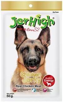 JerHigh Chicken Jerky Dog Snack Great Taste for Great Happiness 70g.