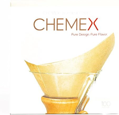 Chemex Unbleached Coffee Filters 100 Count