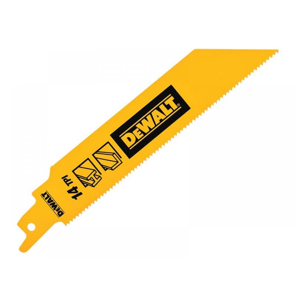 Bi-Metal 1in High Metal Reciprocating Blade 152mm x 14 TPI (Pack 5)